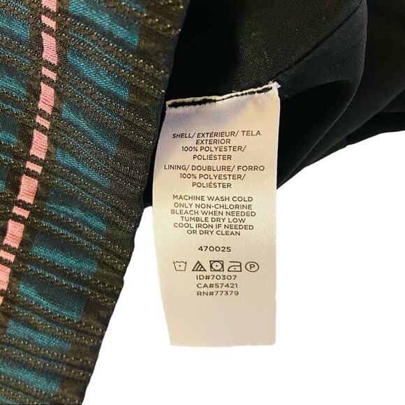 Ann Taylor Factory Multi-Color Jacquard Stripe Pencil Skirt, Sz 8 -- NWT - Picture 5 of 6